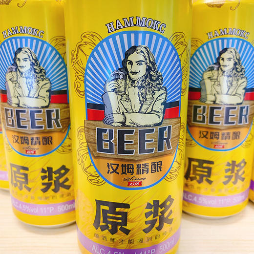 汉姆精酿原浆啤酒500ml 商品图0