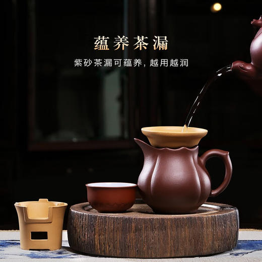 智慧 茶漏原矿紫砂茶滤功夫茶具滤茶器过滤网茶具配件 商品图4