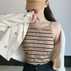 2023新款条纹带胸垫背心女新款时尚夏季小吊带背心无袖内搭 商品缩略图7