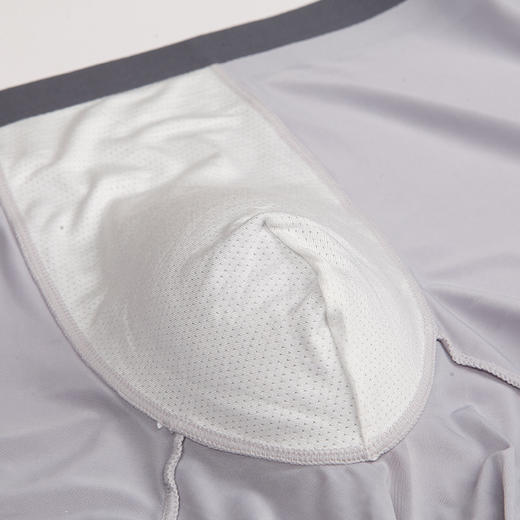 都市丽人都市锋尚简约基础冰丝平角裤男士内裤FK3CB8 商品图12