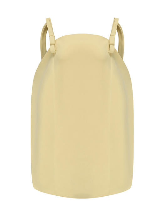 【蛋壳少女】蝴蝶结肩带椭圆蛋壳造型连衣裙/23000033B 商品图4