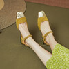 里外全头层皮，法式女人味包头凉鞋PS1265 商品缩略图7