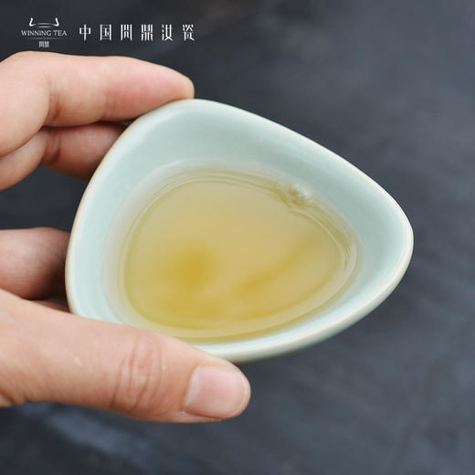 问鼎汝瓷鼎峰系列天青老款元宝杯 商品图2