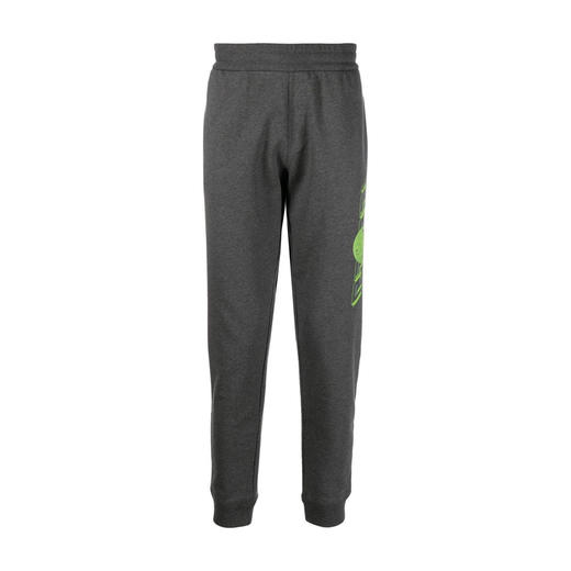 VERSACE 范思哲 男士棉质美杜莎徽标印花休闲运动裤 深灰色 1008536 1A06119 1E210 商品图0