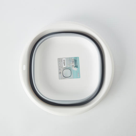 折叠脸盆 三石 灰白色 约26cm/32cm/38cm 商品图3