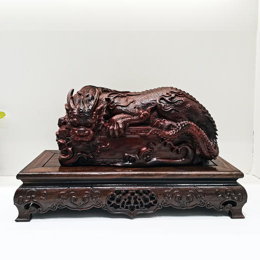 镇水兽°小叶紫檀摆件 商品图1