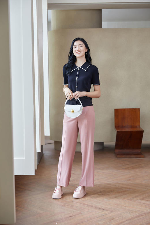 奇威【蝴蝶领针织T】0DB05071 商品图7