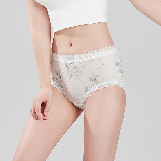 都市丽人健康系列蕾丝三角裤女士内裤中腰三角裤LK32A7 商品图1
