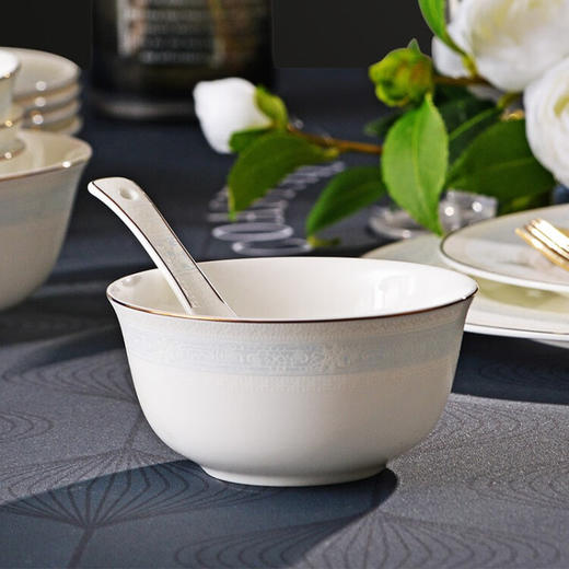 6人用22头可微波澄净骨瓷套装 商品图3