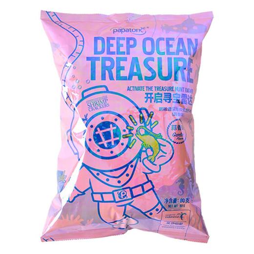 啪啪通深海探索海虾片（蒜香味） 80g 商品图0