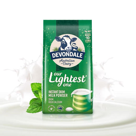 德运奶粉脱脂绿色包装1kg 商品图0