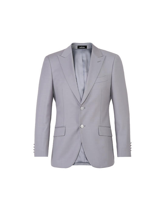 callisto灰色绵羊毛混纺西服 SSBWJ001C 商品图2