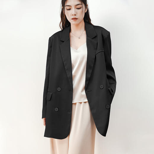 Avann醋酸感高定缎面西装 商品图4