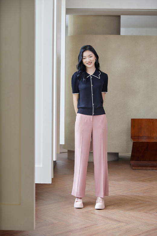 奇威【蝴蝶领针织T】0DB05071 商品图5