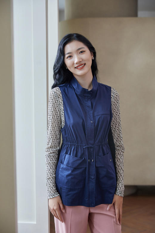 奇威【两色工装休闲马甲】H型版型无袖上衣0DB00027 商品图7