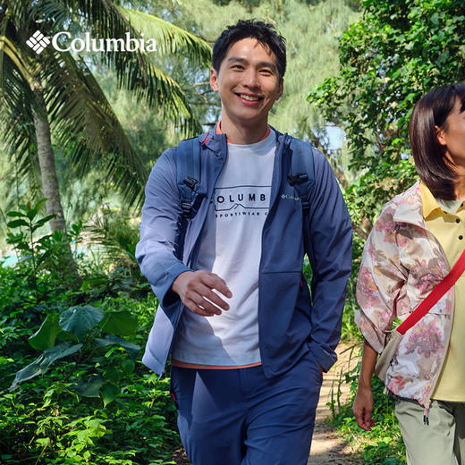 哥伦比亚男式冰感速干运动开衫AE4838 商品图0