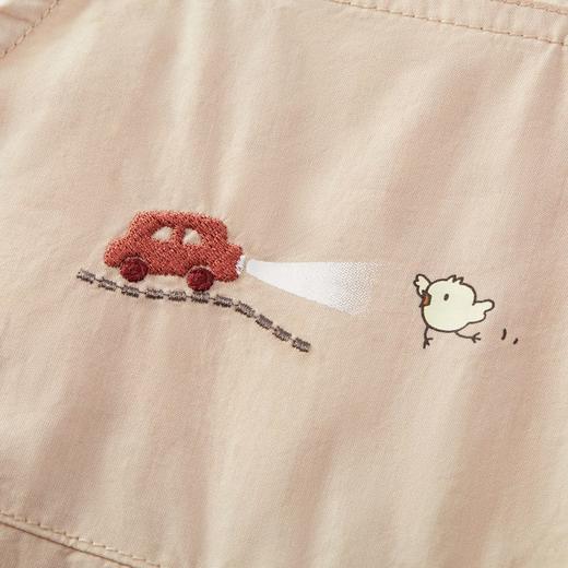 英氏童装男女宝梭织棉23夏季新款短哈吊蛤爬服连体衣YRHEJ2P232A 商品图2