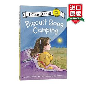 Collins柯林斯 英文原版 My First I Can Read Biscuit Goes Camping 小饼干D狗去露营 英文版 进口英语原版书籍