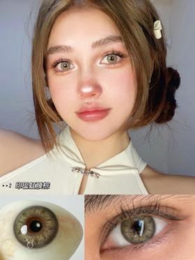 leenscolor 印巴虹膜棕 14.0mm 年抛 含硅水凝胶