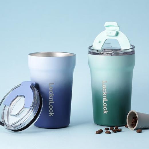 【分仓直发包邮】LOCK&LOCK乐扣乐扣极光菱格拨片保温杯380ml 商品图1