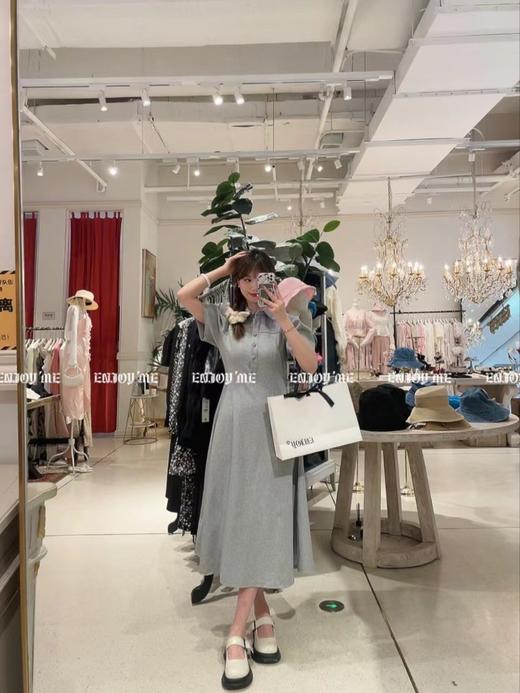 【门店同款】2023年春季减龄泡泡袖POLO连衣裙 150389285 商品图4