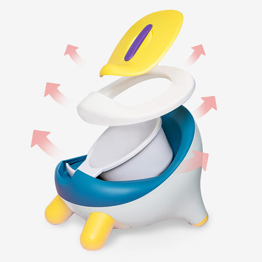 【纳米银离子 萌Q坐便器】世纪宝贝儿童坐便器 婴儿便盆尿盆小马桶男女宝宝通用幼儿专用 商品图4