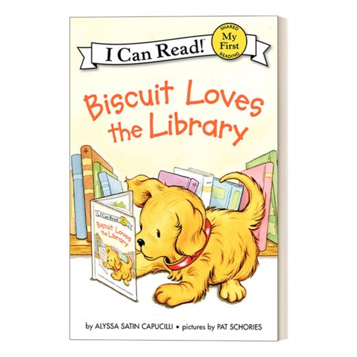 Collins柯林斯 英文原版 My First I Can Read Biscuit Loves the Library 小饼干喜欢图书馆 英文版 进口英语原版书籍 商品图1