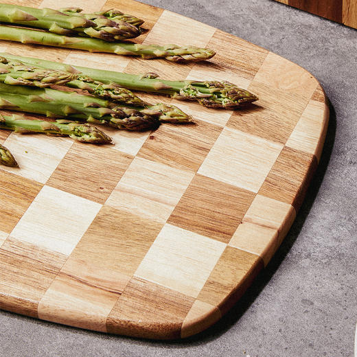 神田 | 绣渤意相思木棋盘格砧板大号/小号 商品图6