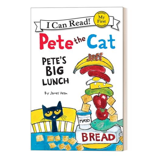 Collins柯林斯 英文原版 My First I Can Read Pete the Cat Pete's Big Lunch 皮特猫分级阅读 英文版 进口英语原版书籍 商品图1