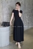 【门店同款】2023年春季复古法式一字肩连衣裙 150357435 商品缩略图4