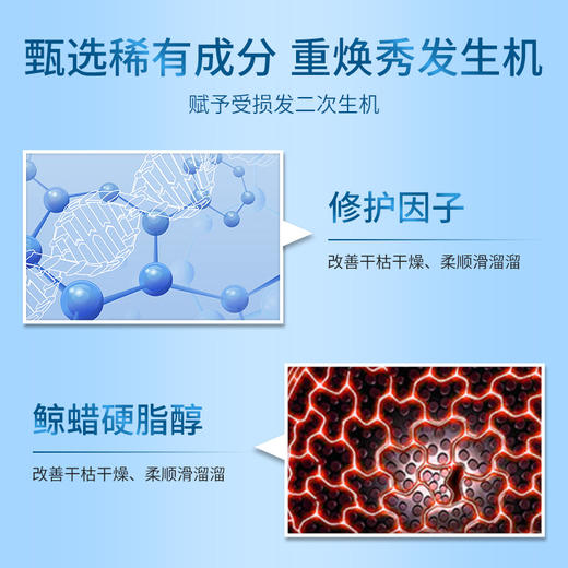 买2送1，一秒柔焦发还原发膜修护干枯受损护发素发膜500ml 商品图2