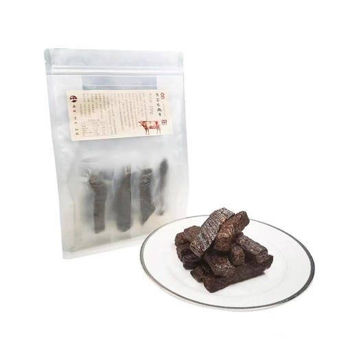 锡林郭勒盟草原散养草饲生态牛肉干 商品图6