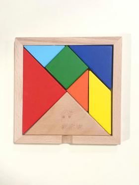 【开学季大放价】七巧板 智力拼图幼儿园小学生数学教具儿童益智早教积木玩具