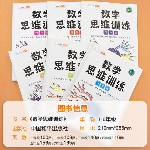 【斗半匠】数学思维训练书籍小学1-6年级全国通用 商品图1