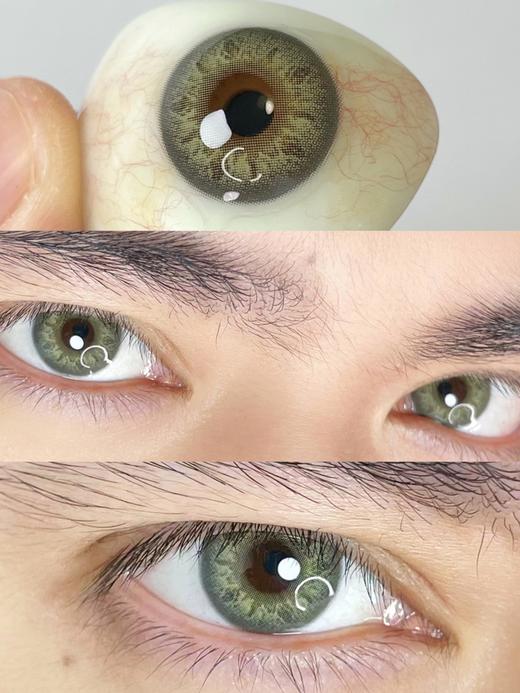 leenscolor 缅因虹膜绿 14.0mm 年抛 含硅水凝胶 商品图5