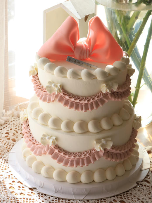 可爱粉色蝴蝶结（图为8+6双层） 商品图2