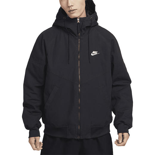 Nike/耐克新款男子保暖夹棉休闲连帽外套DX0693-010 商品图4