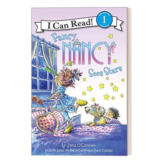 Collins柯林斯 英文原版 I Can Read 1 Fancy Nancy Sees Stars 漂亮的南希看星星 小俏妞希希分级读物 英文版 进口英语原版书籍 商品图1