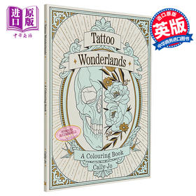 【中商原版】Tattoo Wonderlands-A Colouring Book 进口艺术 纹身仙境-涂色书 Laurence King