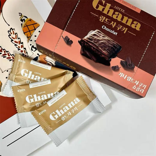 乐天加纳饼干巧克力味91g 商品图0