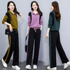 时尚气质，休闲阔腿裤两件套HR-GJC2305 商品缩略图0