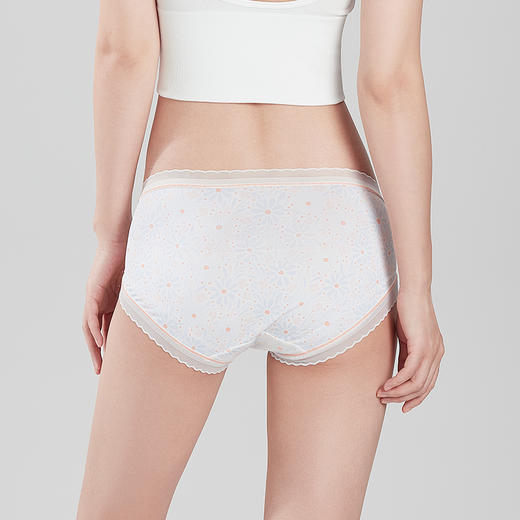 都市丽人健康系列锦泳三角裤女士内裤中腰三角裤LK32A2 商品图2