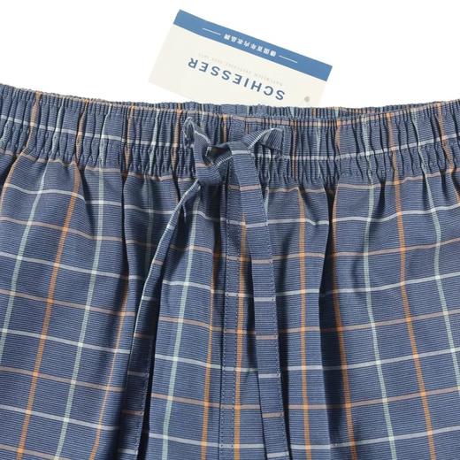 【梭织全棉】SCHIESSER 德国舒雅男士薄款透气休闲中裤69/21117P 商品图1