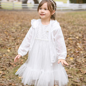 棉果果夏季新品女童女宝网纱连衣裙M222701223211
