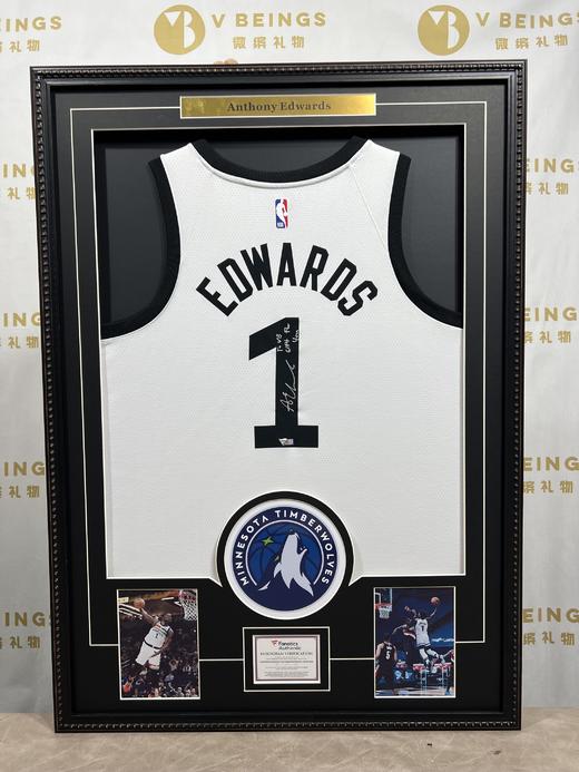 收藏系列 2020NBA选秀状元爱德华兹TO签 亲笔签名球衣（微缤礼物非卖品） 商品图1