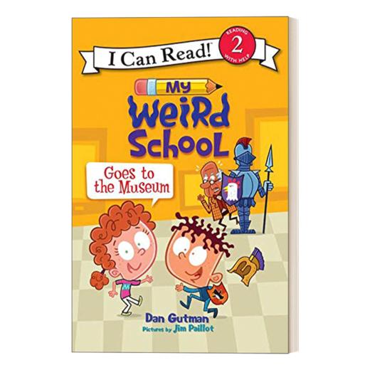 Collins柯林斯 英文原版 My Weird School Goes to the Museum 疯狂学校分级读物 I Can Read Level 2 英文版 进口英语原版书籍 商品图1