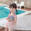 女童泳衣1-6岁童装夏季女宝宝网红连体游泳衣美人鱼彩虹泳装CY169 商品缩略图3