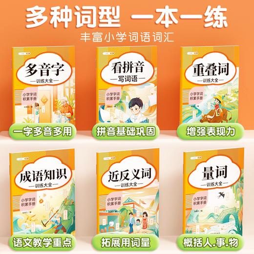【斗半匠】小学词语积累大全全10册 商品图1