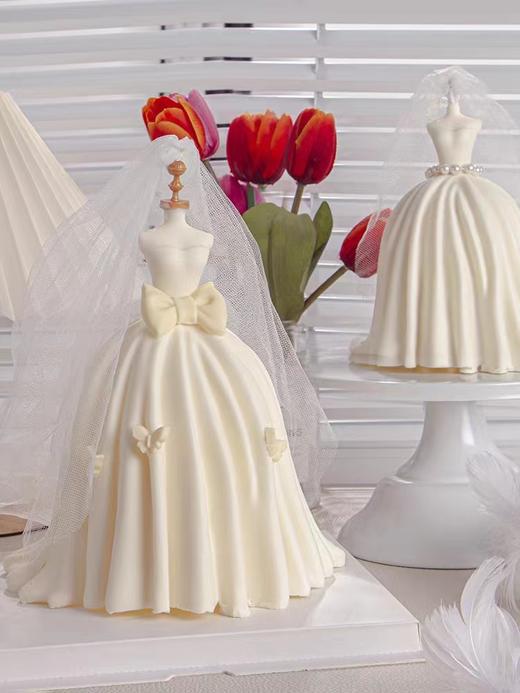 【我的婚纱2】叮当CAKE生日蛋糕-翻糖蛋糕 商品图0