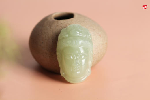 和田玉晴水【观音】吊坠 配精美挂绳 赠证书：GA0230237482 商品图0